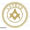 Badge / Macaron GLNF – Grande tenue provinciale – Assistant Grand Maître – Lutèce – Brodé main